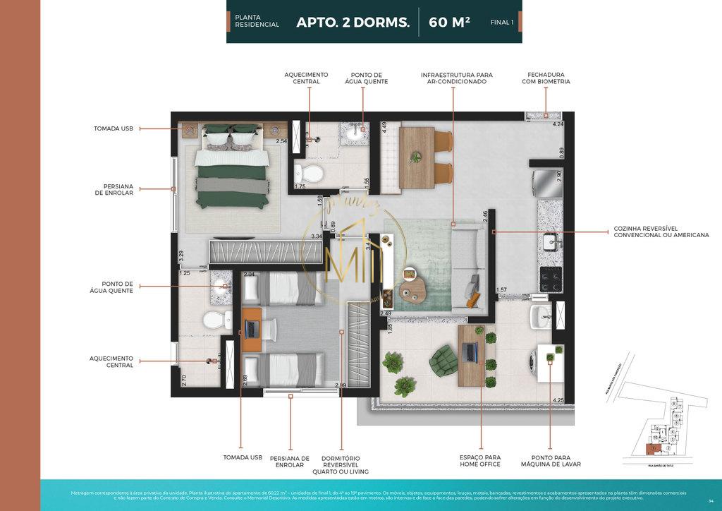 Apartamento, 1 quarto, 27 m² - Foto 31