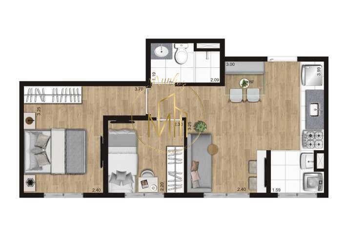 Apartamento, 2 quartos, 37 m² - Foto 25