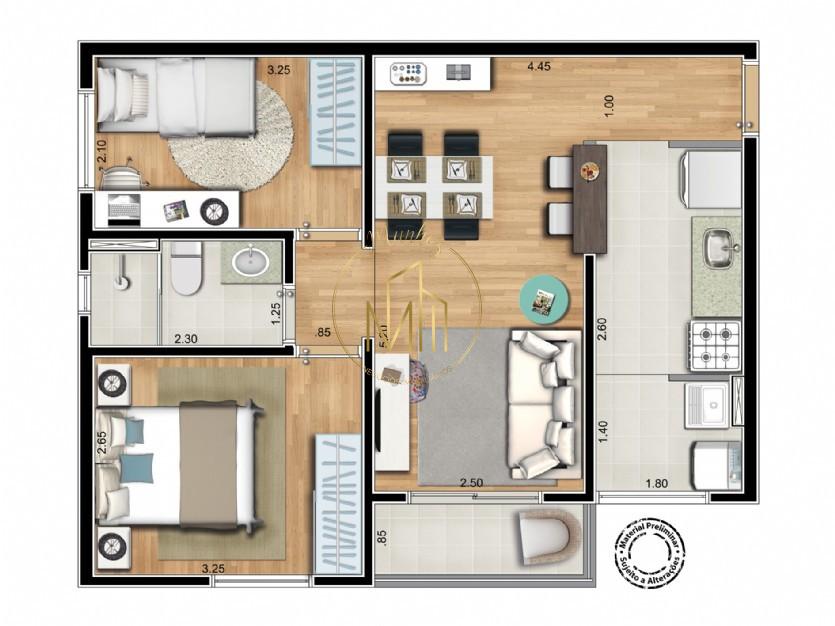 Apartamento, 2 quartos, 50 m² - Foto 24