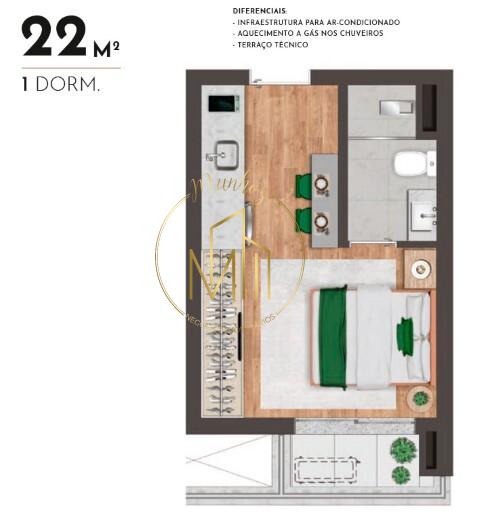 Apartamento, 1 quarto, 22 m² - Foto 15