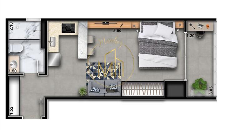 Apartamento, 1 quarto, 29 m² - Foto 21