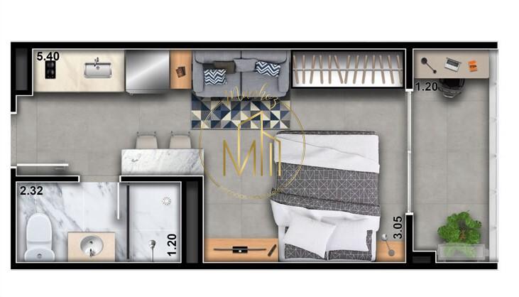 Apartamento, 1 quarto, 22 m² - Foto 26