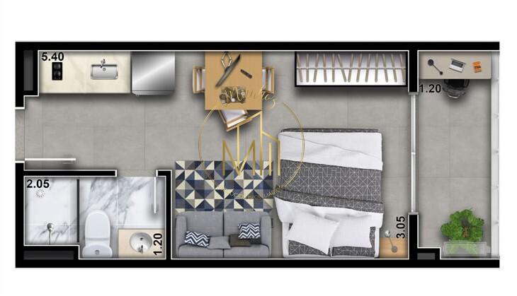 Apartamento, 1 quarto, 22 m² - Foto 25