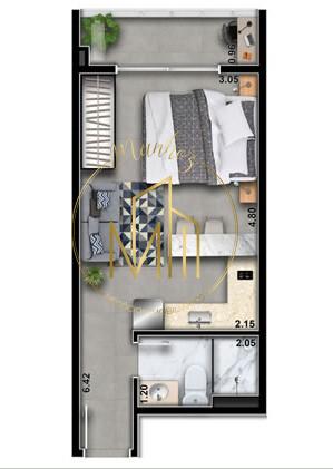 Apartamento, 1 quarto, 22 m² - Foto 27