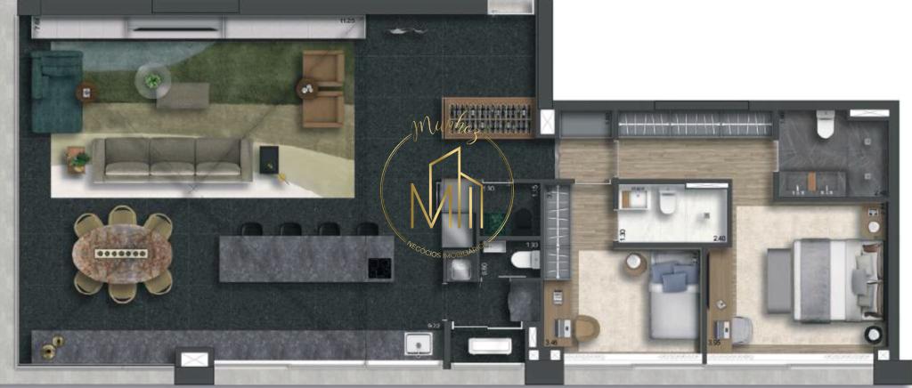 Flat/Apart Hotel, 2 quartos, 137 m² - Foto 30