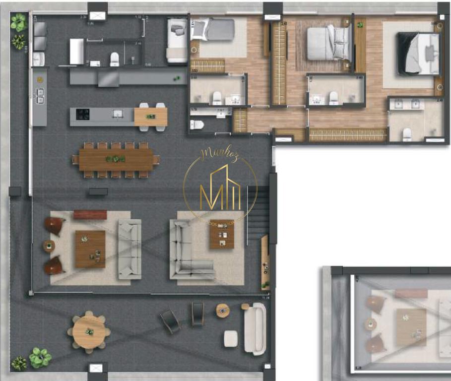 Flat/Apart Hotel, 2 quartos, 137 m² - Foto 36