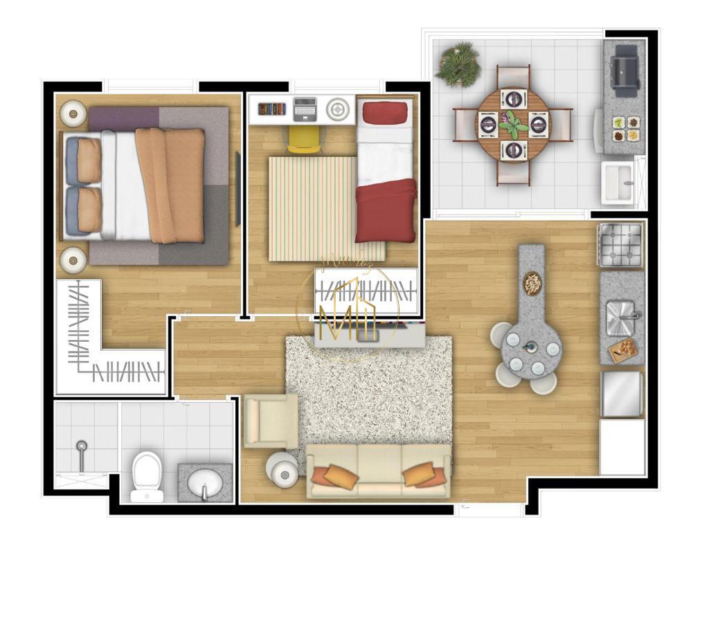 Apartamento, 2 quartos, 45 m² - Foto 37