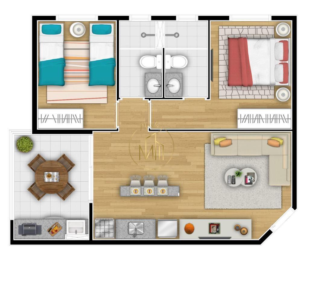 Apartamento, 2 quartos, 45 m² - Foto 38