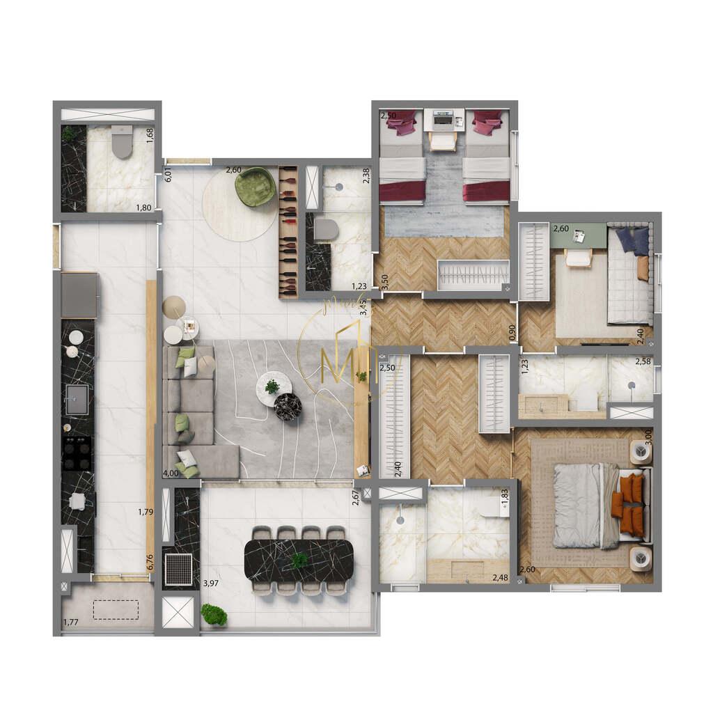 Apartamento, 2 quartos, 53 m² - Foto 37