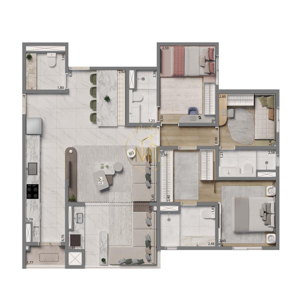 Apartamento, 2 quartos, 53 m² - Foto 36