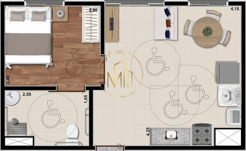 Apartamento, 2 quartos, 33 m² - Foto 27