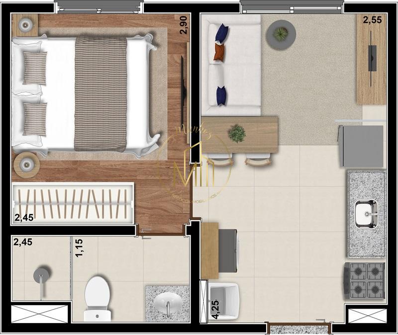 Apartamento, 2 quartos, 33 m² - Foto 25