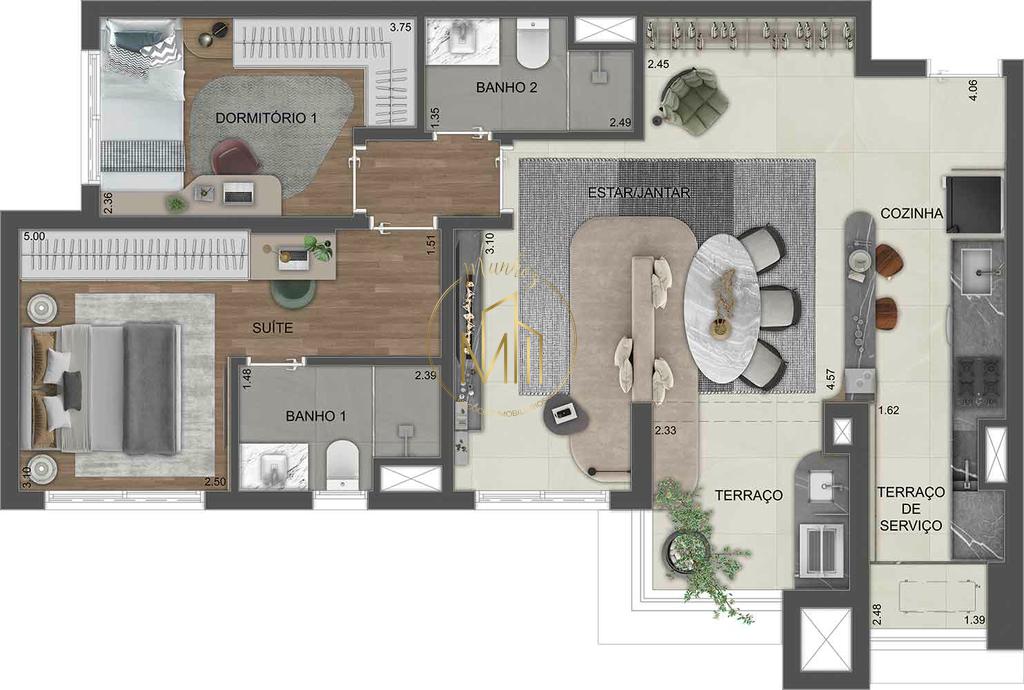 Apartamento, 3 quartos, 76 m² - Foto 33