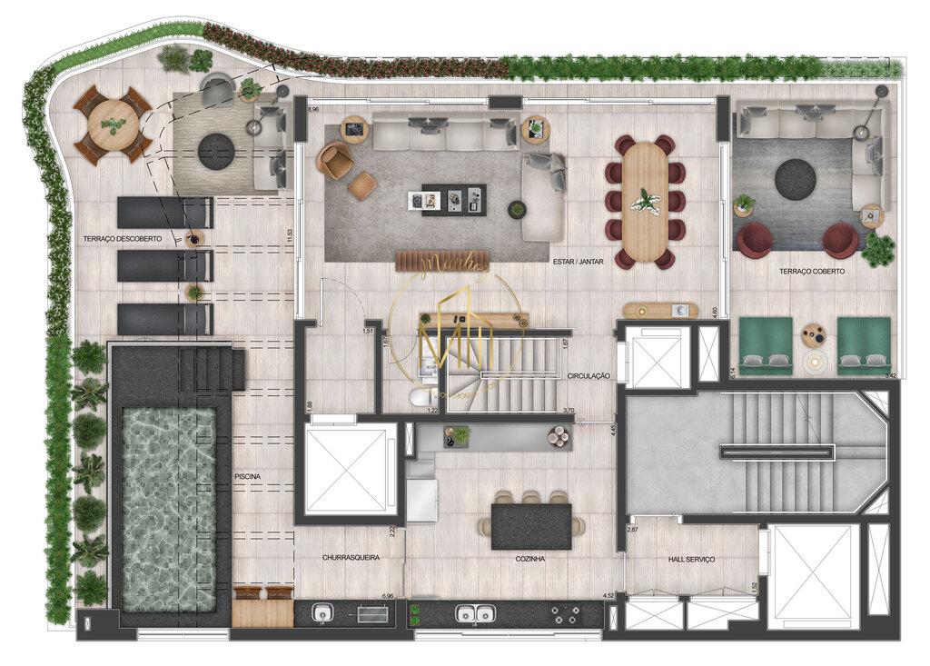 Flat/Apart Hotel, 3 quartos, 201 m² - Foto 25