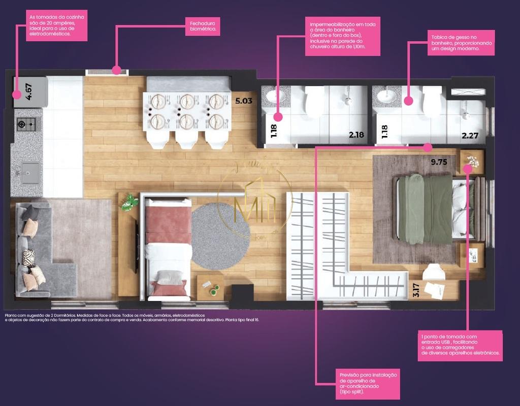 Apartamento, 2 quartos, 48 m² - Foto 26