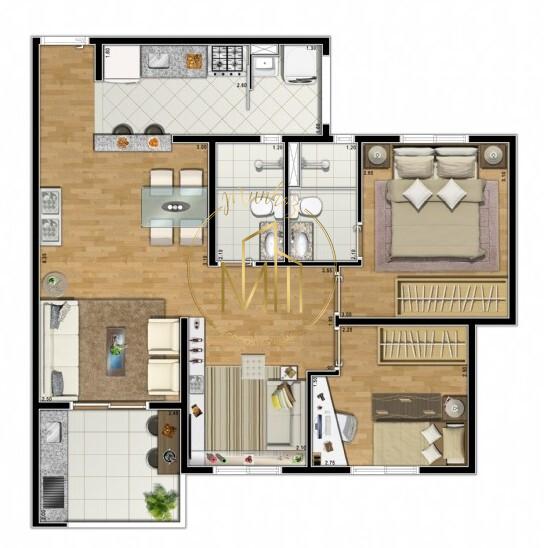 Apartamento, 2 quartos, 50 m² - Foto 59