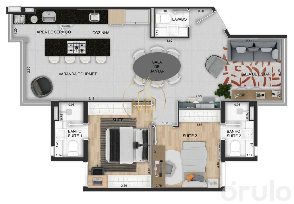 Apartamento, 2 quartos, 69 m² - Foto 45