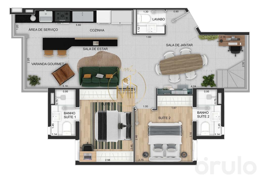 Apartamento, 2 quartos, 69 m² - Foto 48